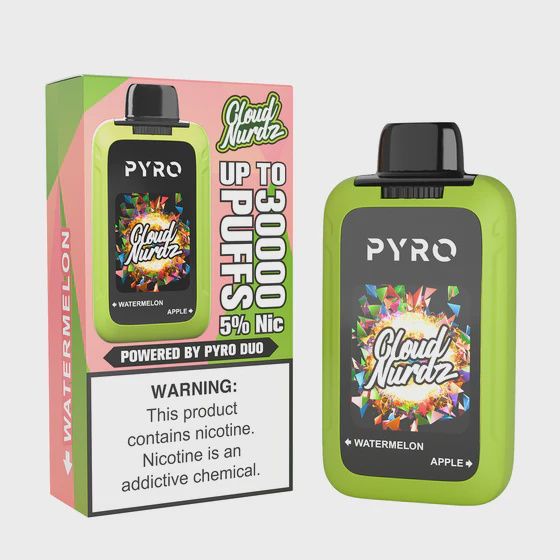 Pyro x Cloud Nerdz 30K Disposable, Flavor: Watermelon-Apple