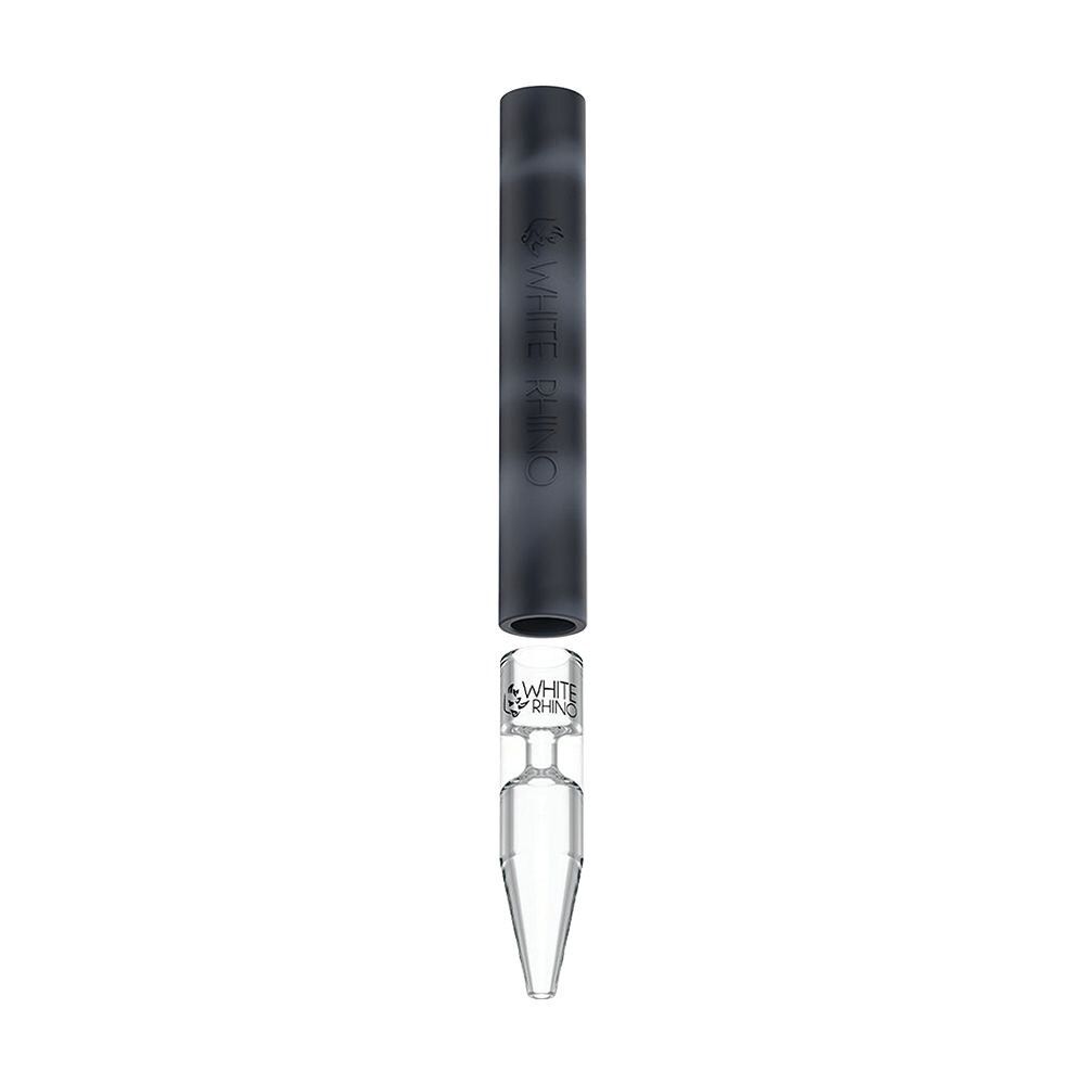 Silicone Chillum to Dab Straw Asst. Colors