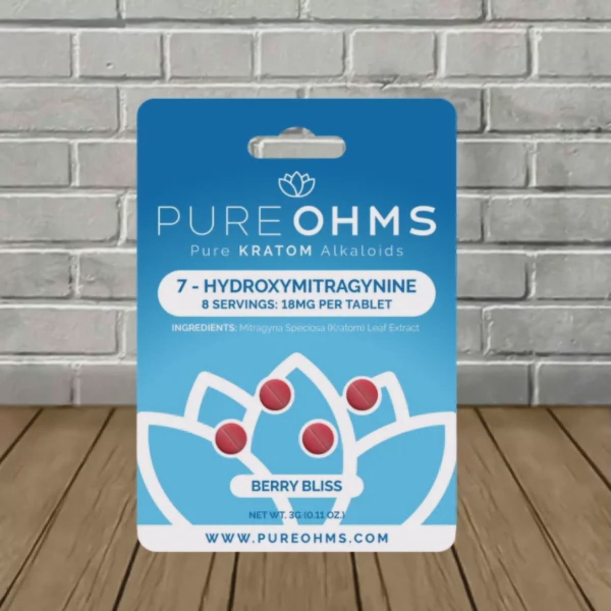 Pure Ohms Blue Tablets 18mg