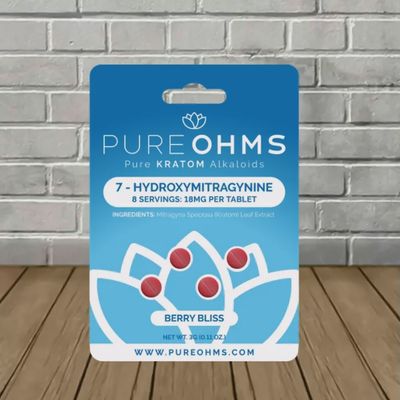 Pure Ohms Blue Tablets 18mg