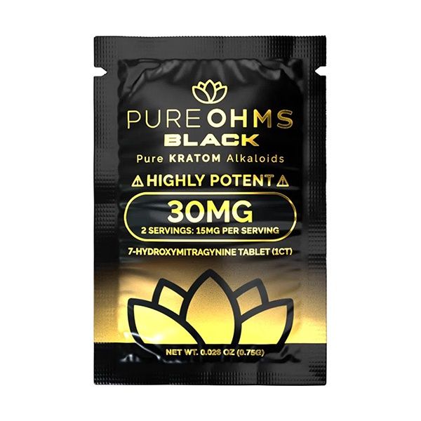 Pure Ohms Black Tablets 30mg 1ct