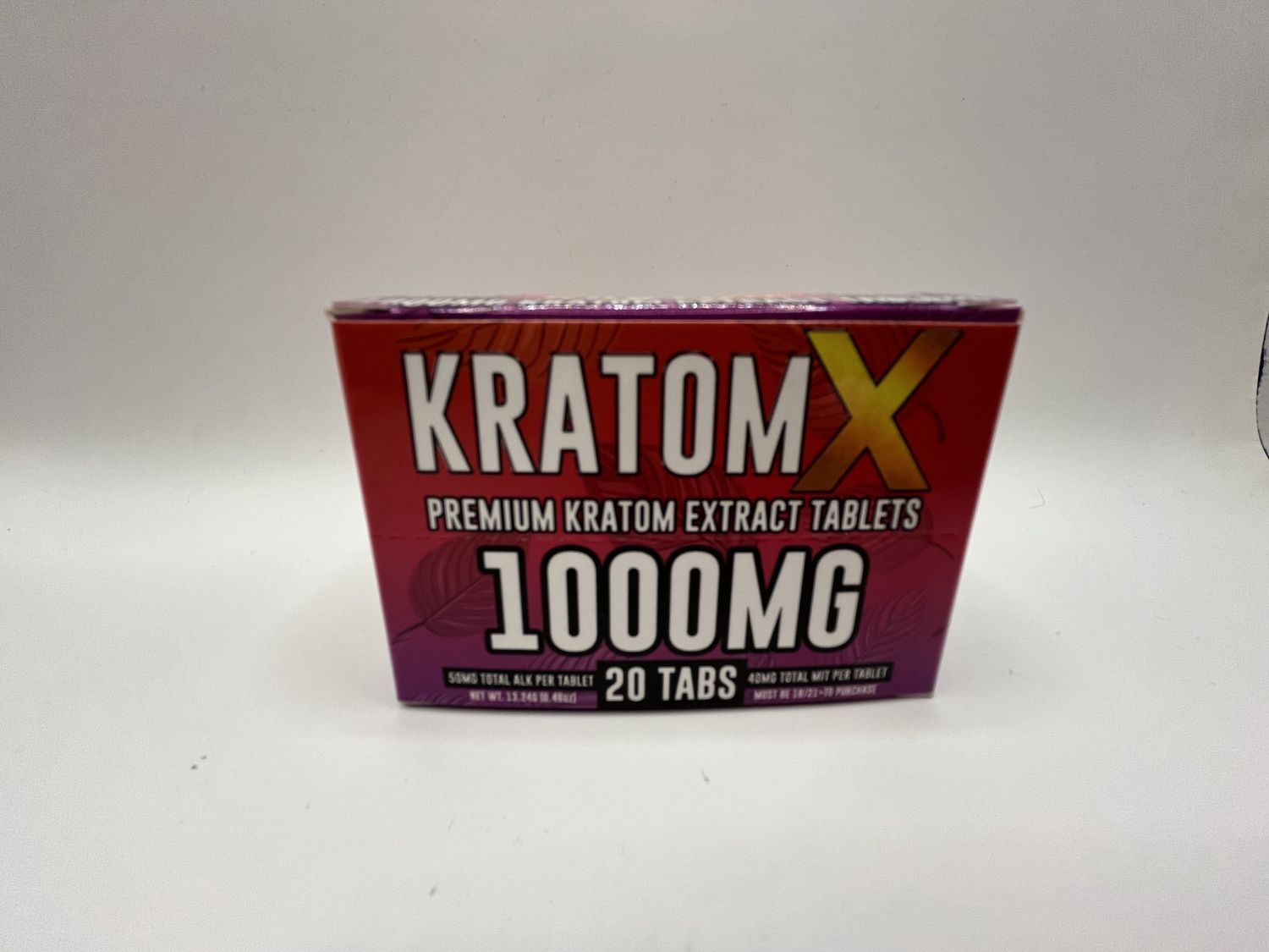 Kratom X Extract Tablets, Strength: 1000mg