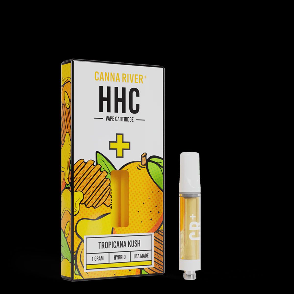 Canna River HHC 1g Carts, Strain: Tropicana Kush (Hybrid)