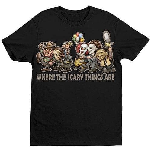 Where The Scary Things Are Unisex T-Shirt