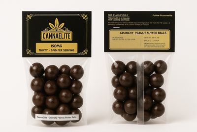 CannaElite - Crunchy Peanut Butter Balls - 150mg