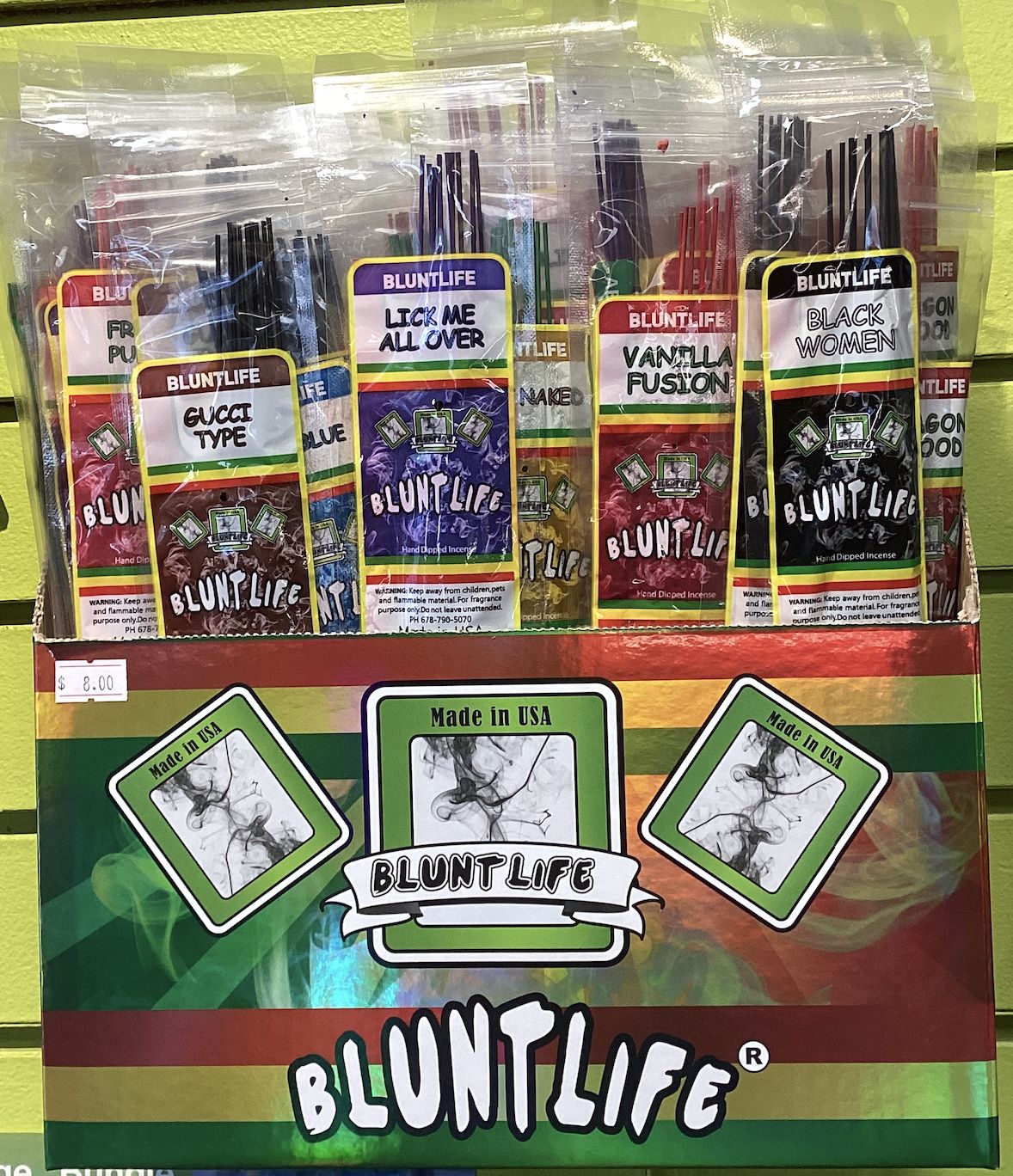 Bluntlife Incense Assorted Scents, Scent: Assorted Scent