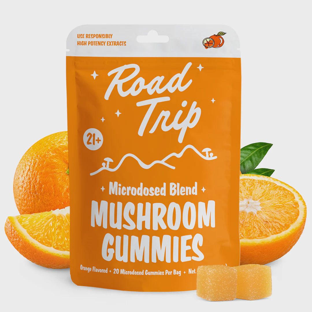 Road Trip Microdosed  Gummies + Functional Mushrooms