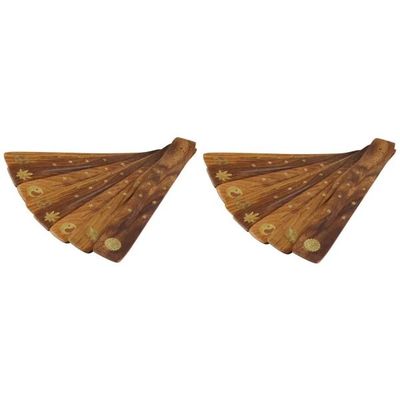 10&quot; Assorted Wooden Incense Burner