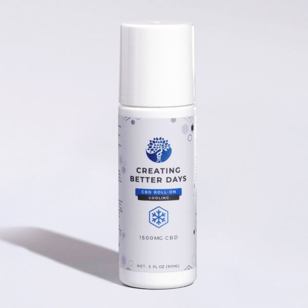 Creating Better Days Cooling Roll- On 1500mg CBD + Lidocaine