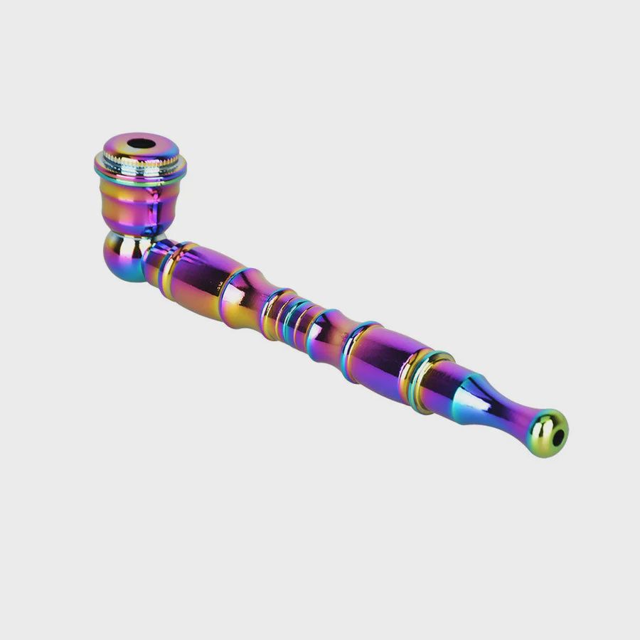 5&quot; Rainbow Metal Pipe w/ Cap