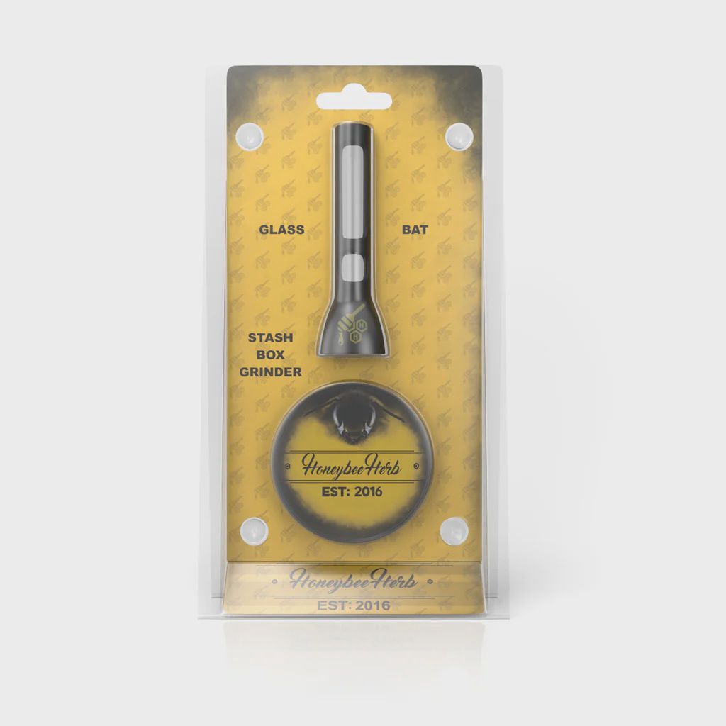 Honeybee Herb Chillum Travel Set w/ Grinder