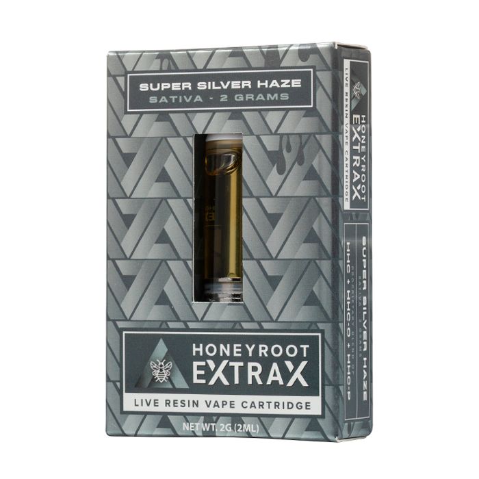 Honeyroot Extrax HHC 2g Cart, Flavor: Super Silver Haze (Sativa)