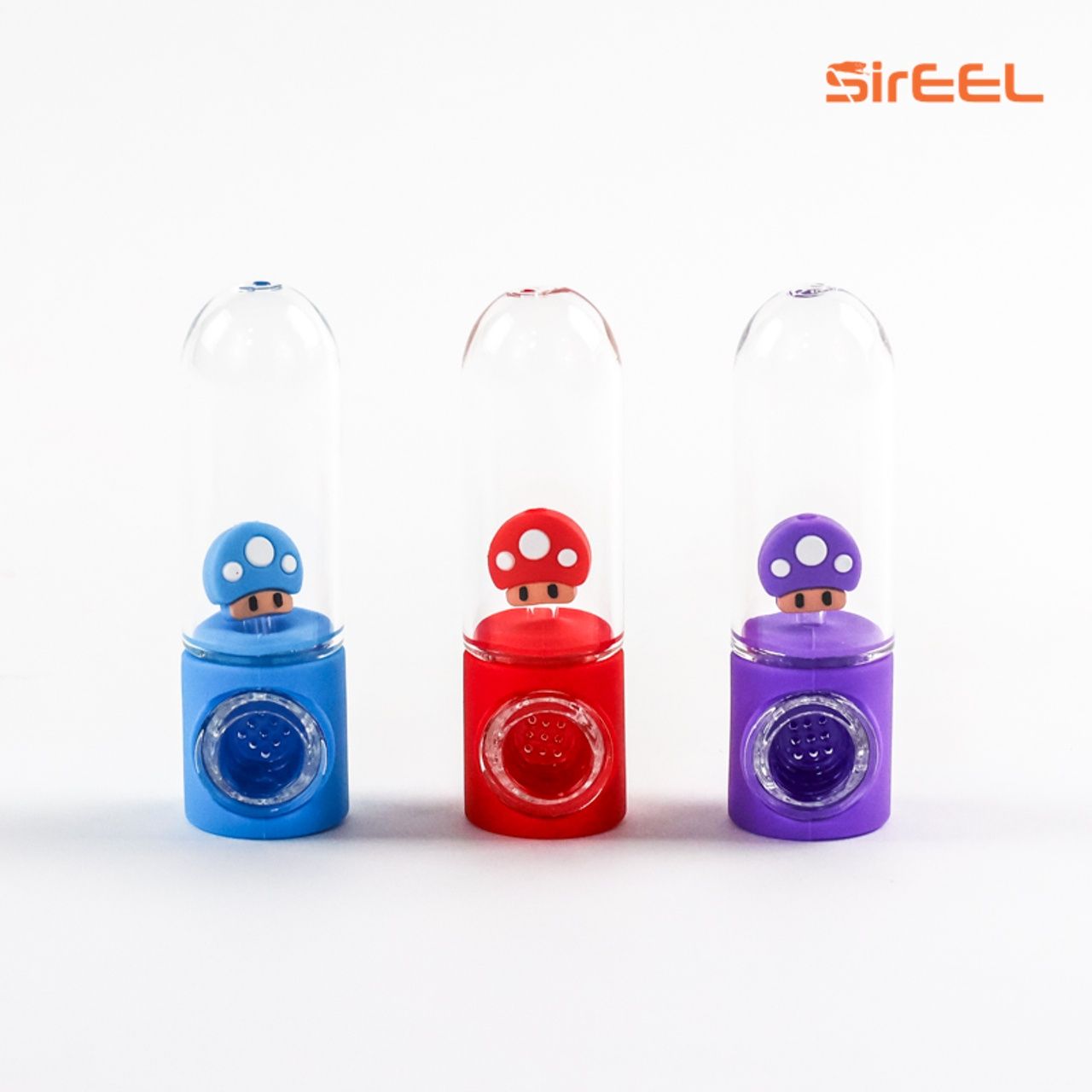 4.5&quot; 1up Silicone Pipe Asst. Colors