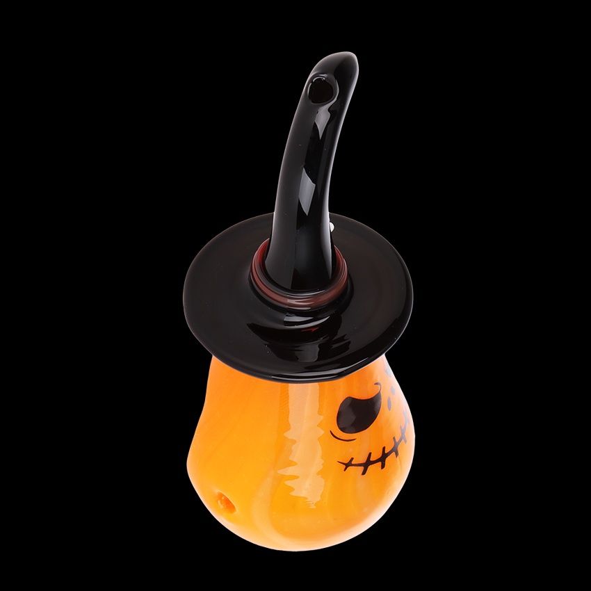 Behold The Pumpkin Witch Hand Pipe