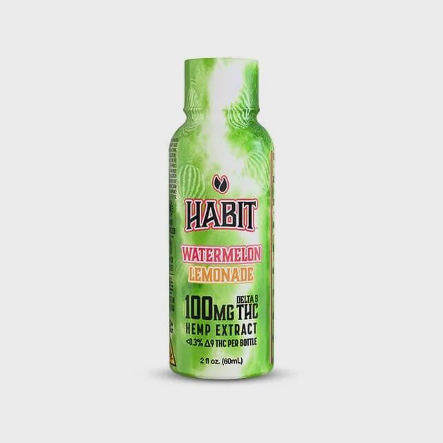 Habit 100mg Live Resin Shots, Flavor: Watermelon Lemonade