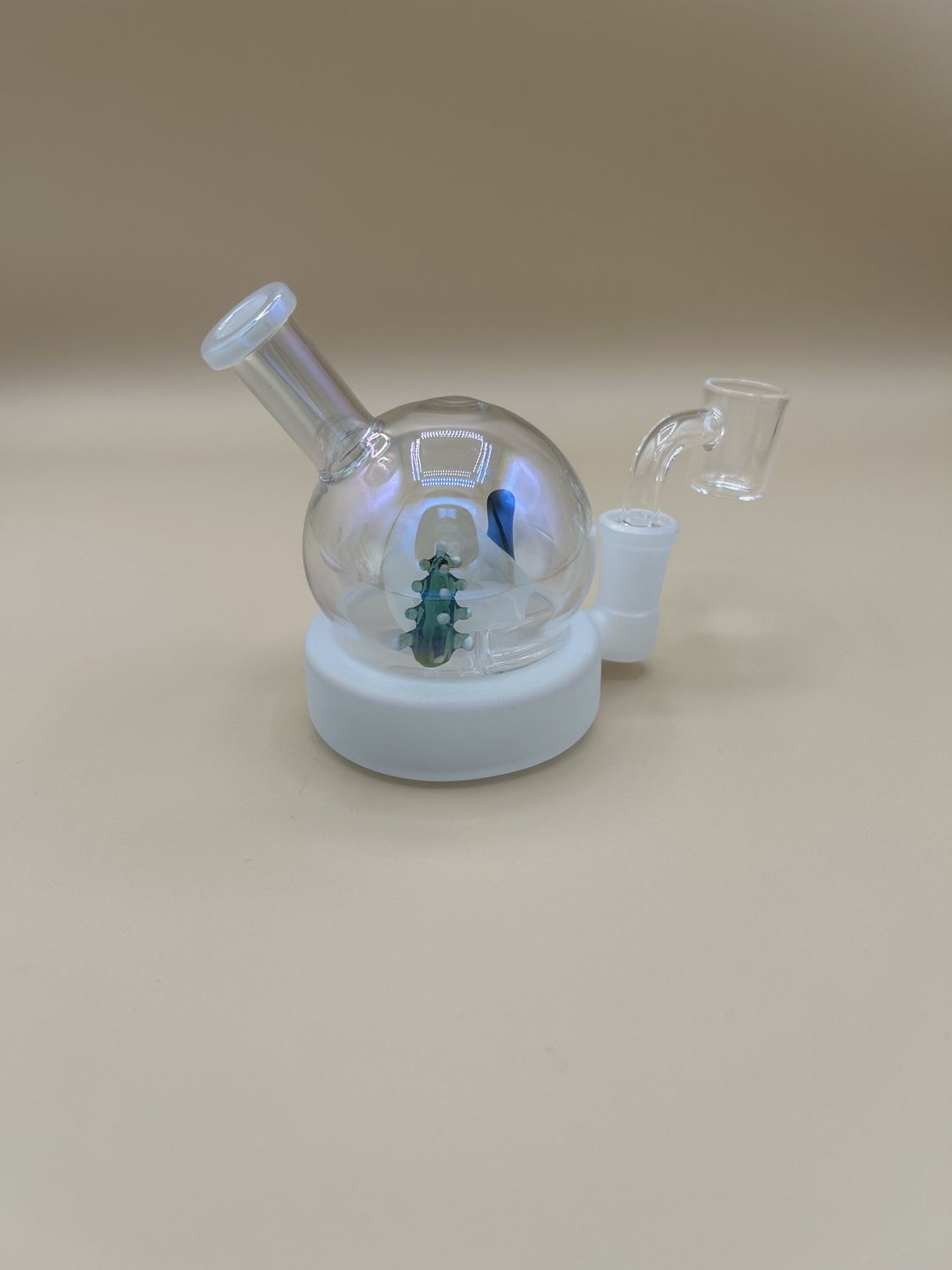 Christmas House Glass Globe WP