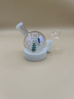 Christmas House Glass Globe WP