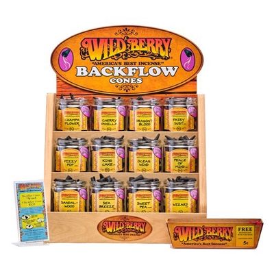 Wildberry Back Flow Incense Cones