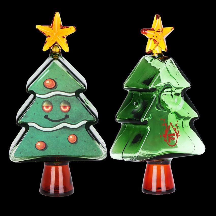 Pulsar Holiday Party Tree Glass Hand Pipe