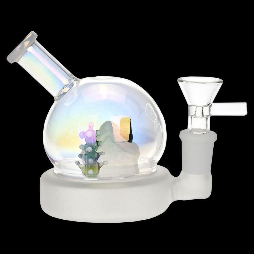 Christmas House Snow Globe Water Pipe