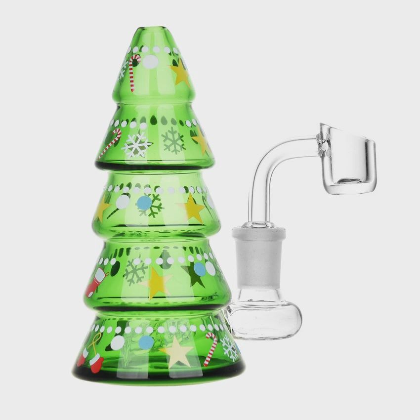 Jolly Holiday Tree Glass Rig