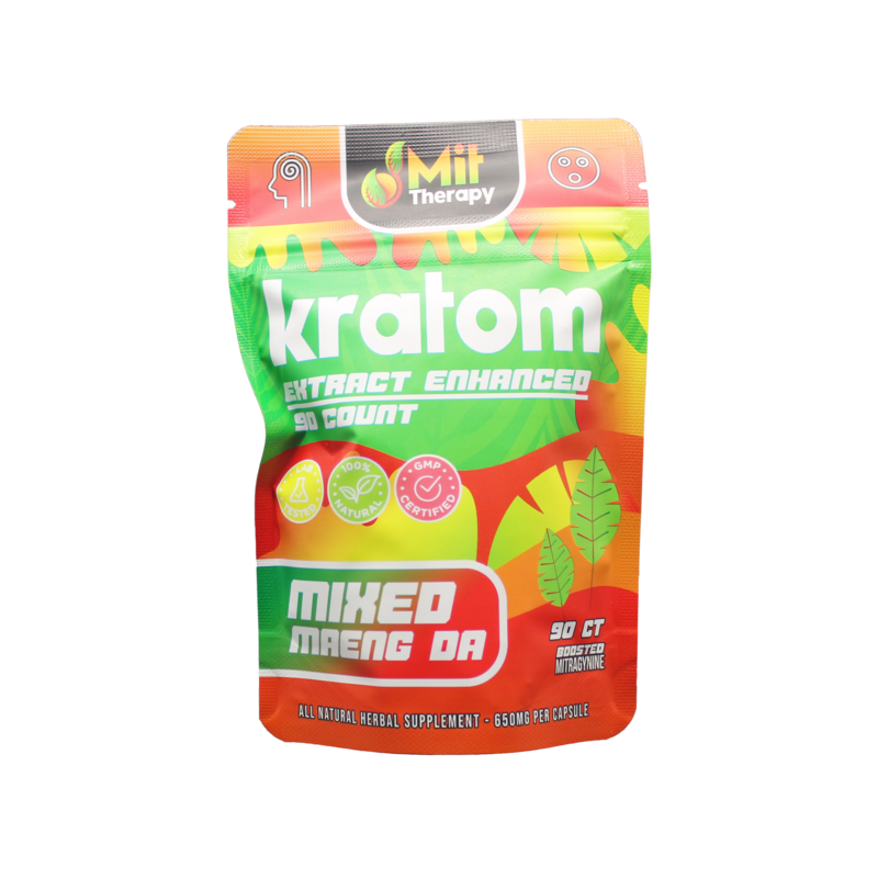 Mit Therapy 90 Count Caps, Strain: Mixed Maeng Da