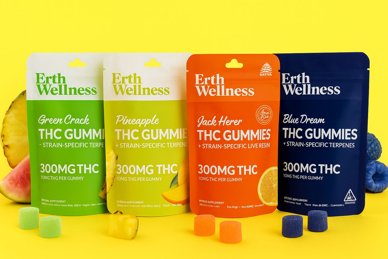 Erth Wellness Strain Specific THC Gummies 30ct