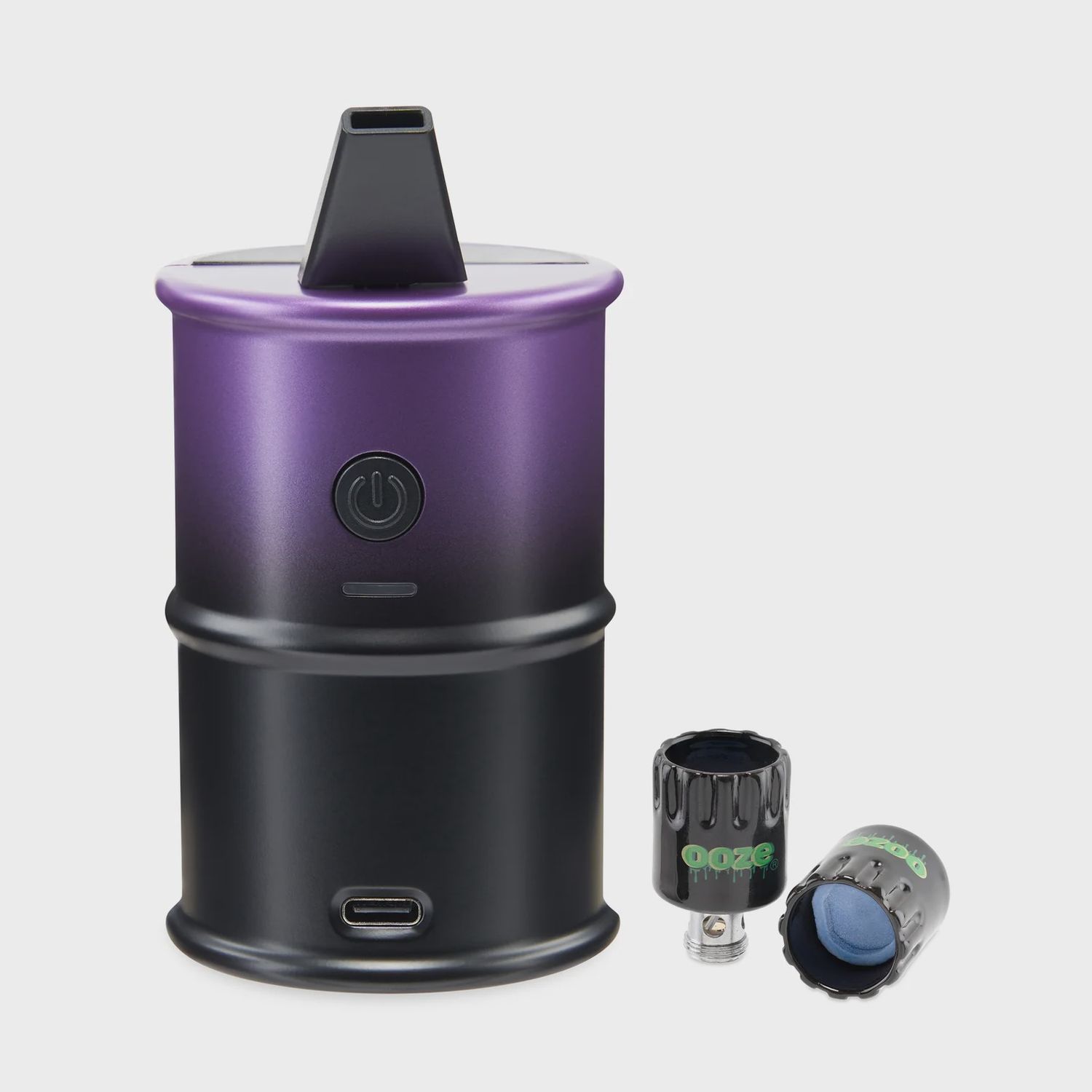 Ooze Electro Barrel Dab Rig, Color: Purple