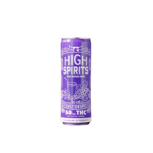 High Spirits 50mg THC Drink, Flavor: Just Grape