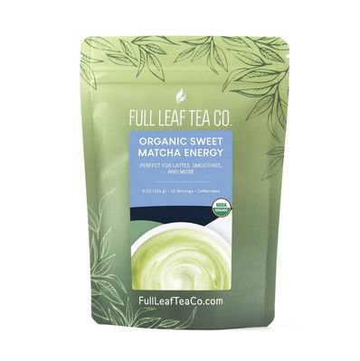 Organic Sweet Matcha Energy 2oz,  30 Servings