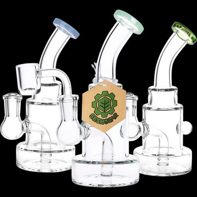 SeshGear Simplicity Glass Dab Rig - Asst Colors