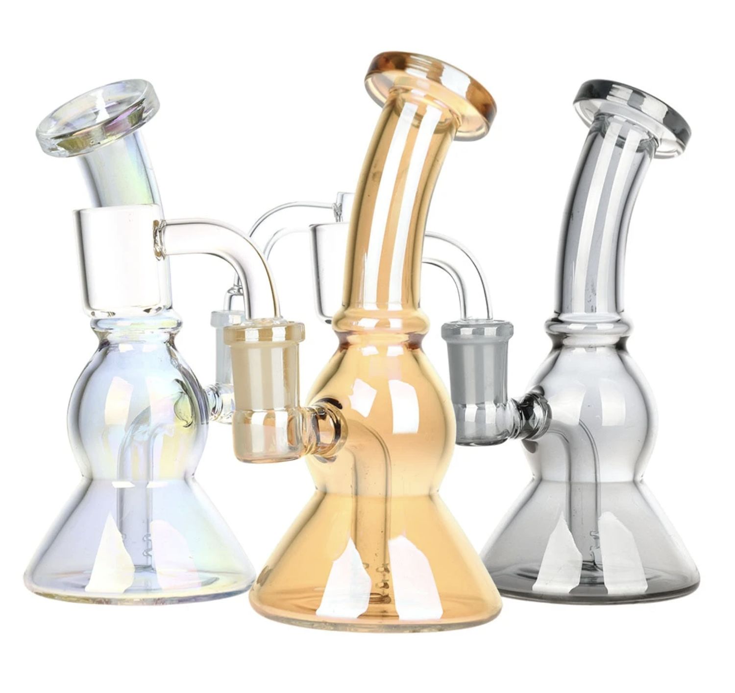 Irredescent Mini Dab Rig Asst Colors