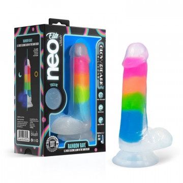 Neo Elite - Silicone Dildo/Glow in the Dark