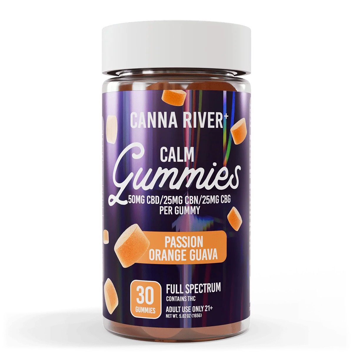 Calm - Full Spectrum Gummies, Flavor: Passion Orange Guava