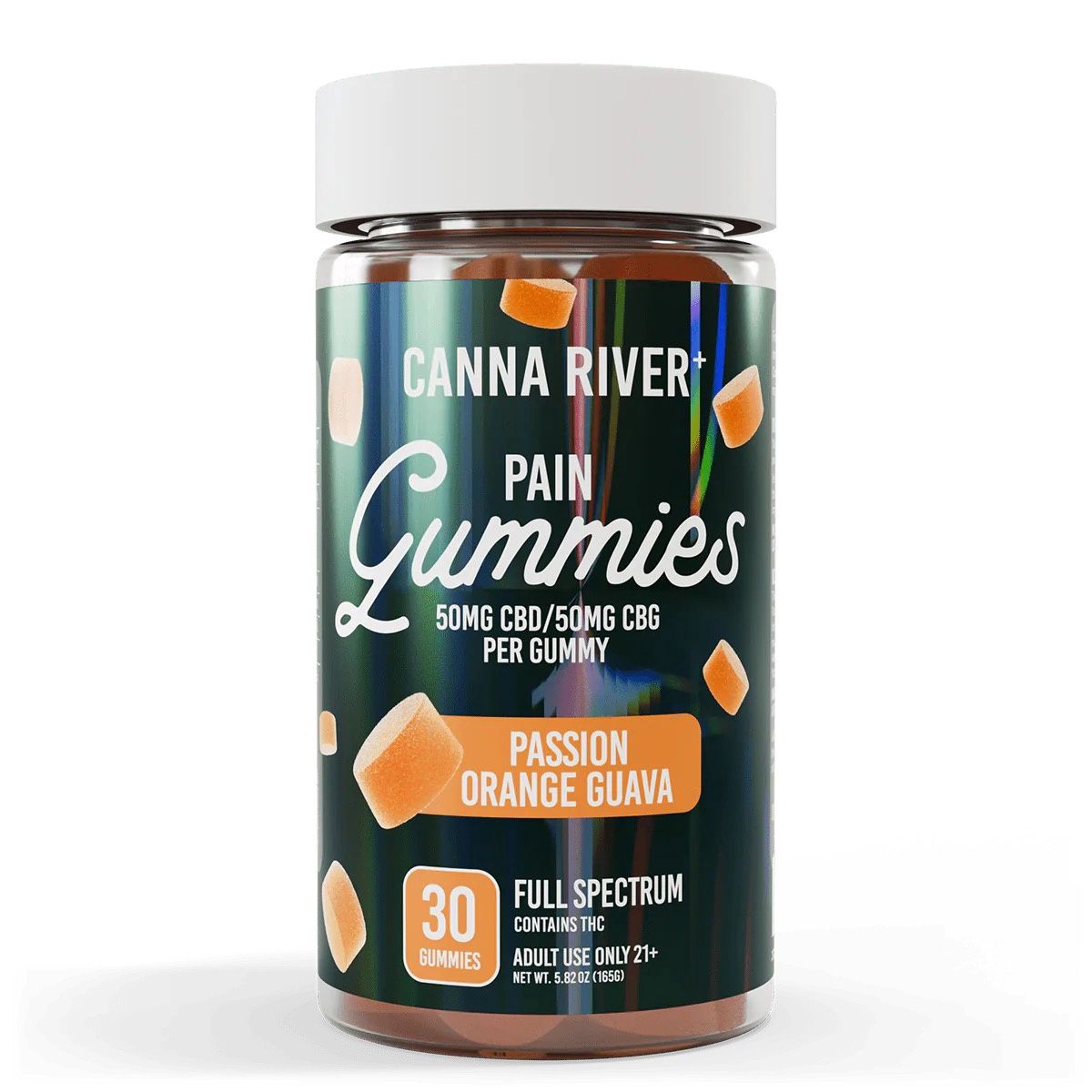 Pain - Full Spectrum CBD Gummies, Flavor: Passion Orange Guava