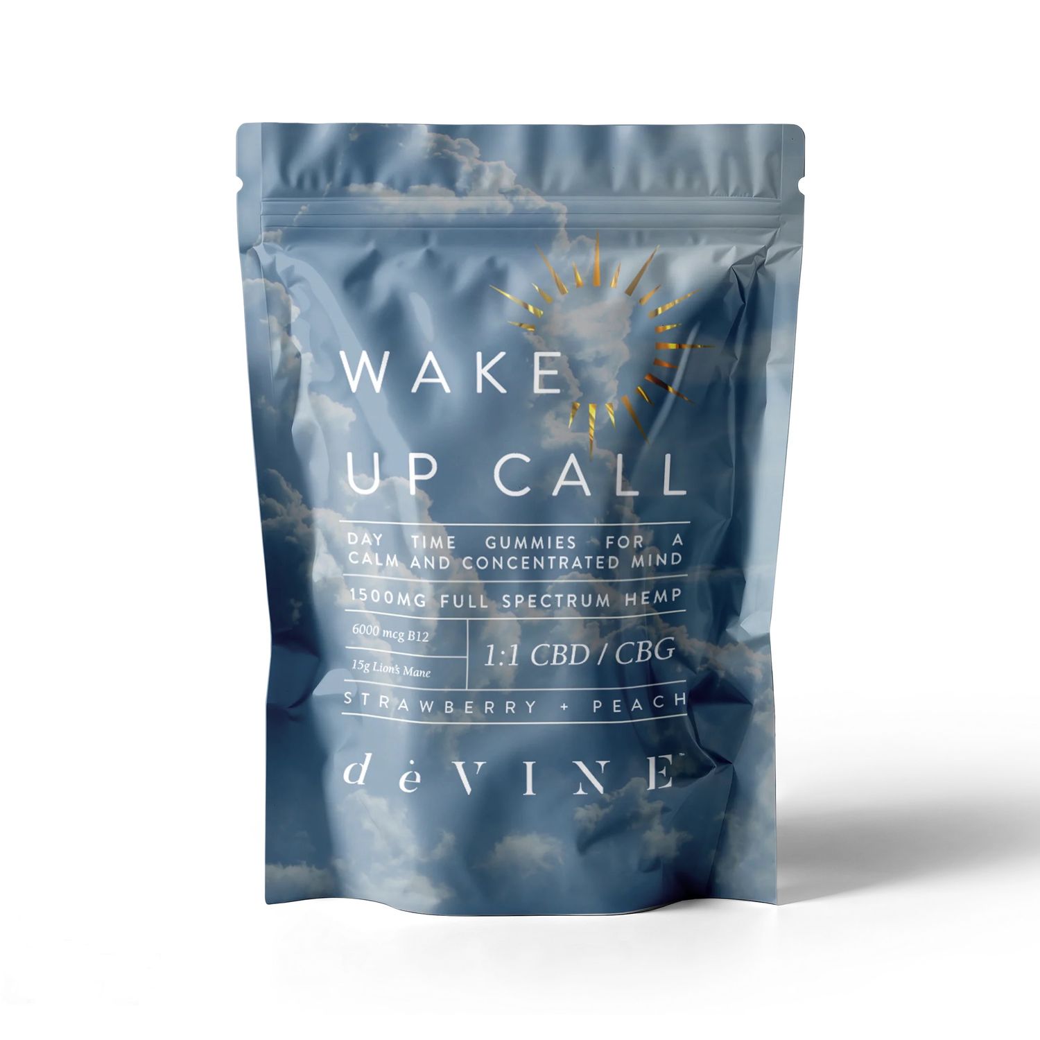 Wake Up Call Gummies 1:1 CBD/CBG, Amount: 30ct