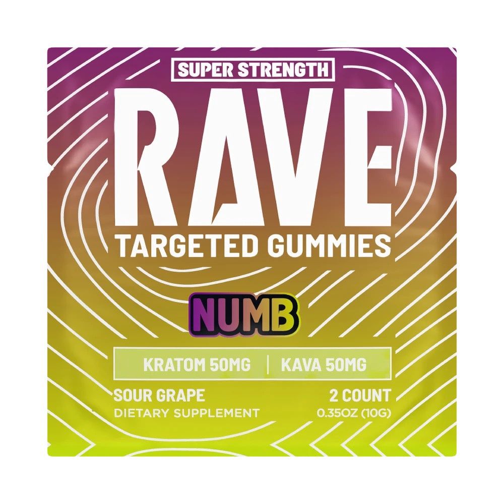 Targeted Gummies - Numb Kratom/Kava 50mg Sour Grape