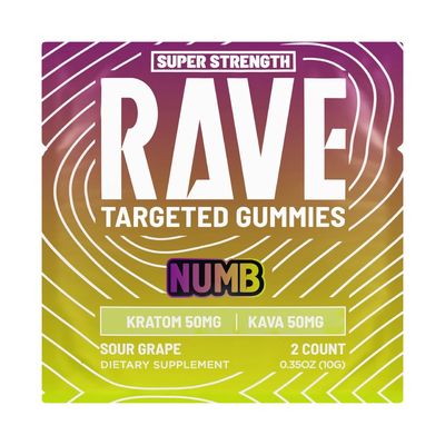 Targeted Gummies - Numb Kratom/Kava 50mg Sour Grape