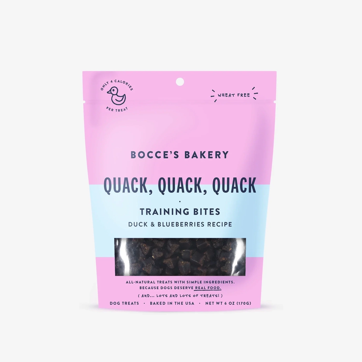 BOCCE&#39;S TRAINING BITES QUACK DUCK 6OZ