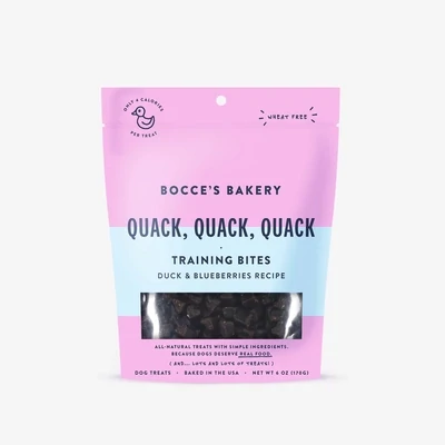BOCCE'S TRAINING BITES QUACK DUCK 6OZ