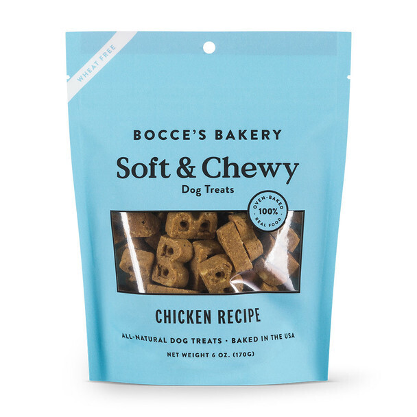 BOCCE&#39;S BASICS SOFT CHEWY CHICKEN 6OZ BAG