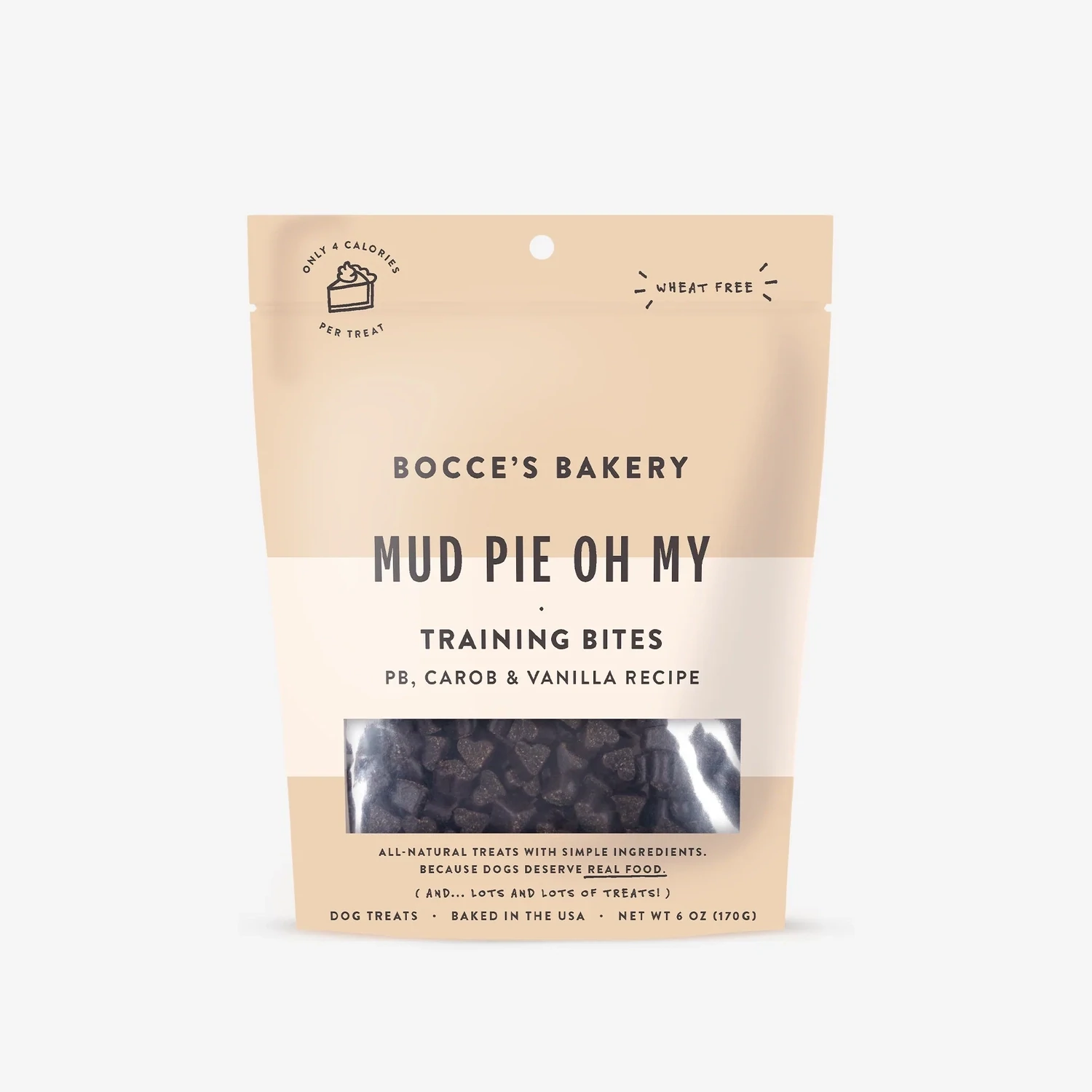 BOCCE&#39;S TRAINING BITES MUD PIE 6OZ