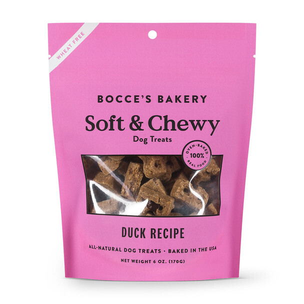 BOCCE&#39;S BASICS SOFT CHEWY DUCK 6OZ BAG