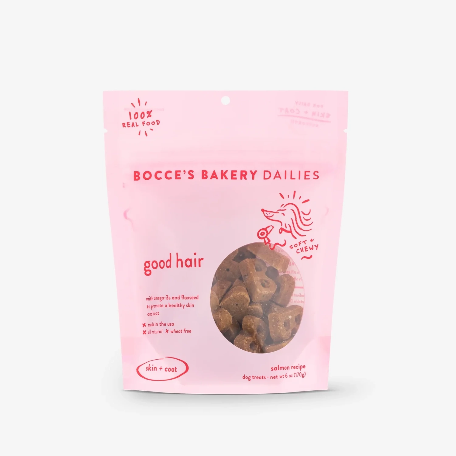 BOCCE'S DAILIES SOFT &amp; CHEWY GOOD HAIR 6OZ BAG