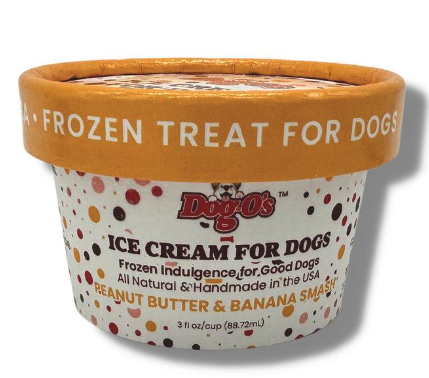 Dog-Os Ice Cream PB &amp; Banana 3oz