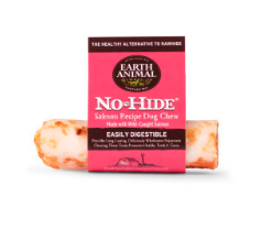 EARTH ANIMAL NO HIDE SALMON CHEWS SMALL SINGLE