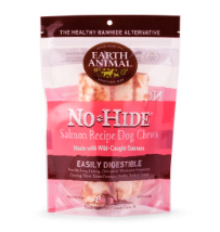 EARTH ANIMAL NO HIDE SALMON CHEWS MEDIUM 2 PK