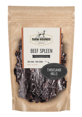 Farm Hounds Beef Spleen 4oz