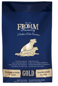 FROMM GOLD DOG REDUCED ACTIVITY SENIOR 30#