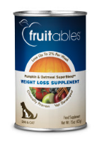 FRUITABLES CAN FOOD TOPPERS PUMPKIN WEIGHT LOSS 12/15OZ